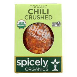 Spicely Organics - Organic Chili Pepper - Crushed - Case of 6 - 0.3 oz.