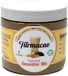 TURMACAO â€“ Smoothie/Latte Mix- Unsweetened & Caffeine Free Infusion â€“ Curcumin & Antioxidant-Rich Drink â€“ Ideal for Hot & Cold Beverages â€“ Rec