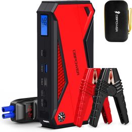 DBPOWER Car Jump Starter, 1600A Peak 18000mAh Portable Power Pack for Up to 7.2L Gas and 5.5L Diesel Engines, 12V Auto Battery Booster with LCD Displa