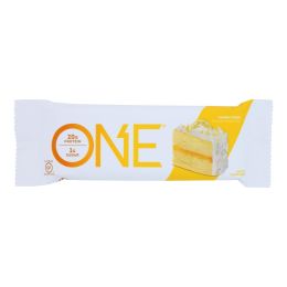 One Brands Lemon Cake Flavored Protein Bar Lemon Cake - Case of 12 - 60 GRM