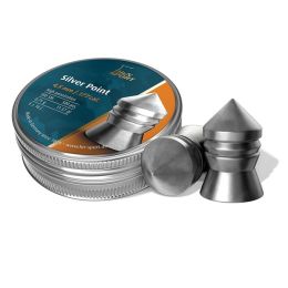 H and N Silver Pointed Airgun Pellets .177 cal.