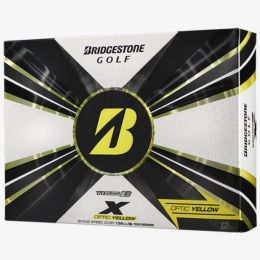 Bridgestone Tour B X 2022 Golf Balls-Dozen Yellow