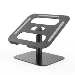 Laptop Riser Stand Angle Adjustable Height 360 Rotating Aluminum Ergonomic Computer Notebook Stand Holder for MacBook Pro Air (Color: Z45 Gray)