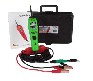 Car Diagnostic Test Tool Digital Volt Meter ACDC Current Resistance Circuit and Fuel Injector Tester (Color: green, Part Number: PP405AS)
