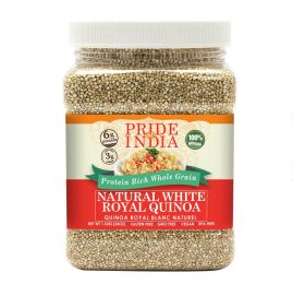 Pride Of India - Natural White Royal Quinoa - 100% Bolivian Superior Grade Protein Rich Whole Grain (size: 1.5 LB)