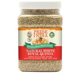 Pride Of India - Natural White Royal Quinoa - 100% Bolivian Superior Grade Protein Rich Whole Grain (size: 3.3 LB)