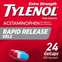 Tylenol Extra Strength Acetaminophen Rapid Release Gels;  24 ct (Brand: Tylenol)