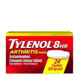 Tylenol 8 Hour Arthritis & Joint Pain Acetaminophen Tablets;  24 ct (Medicine: Tylenol)